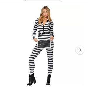 Adult jailbird Halloween costume